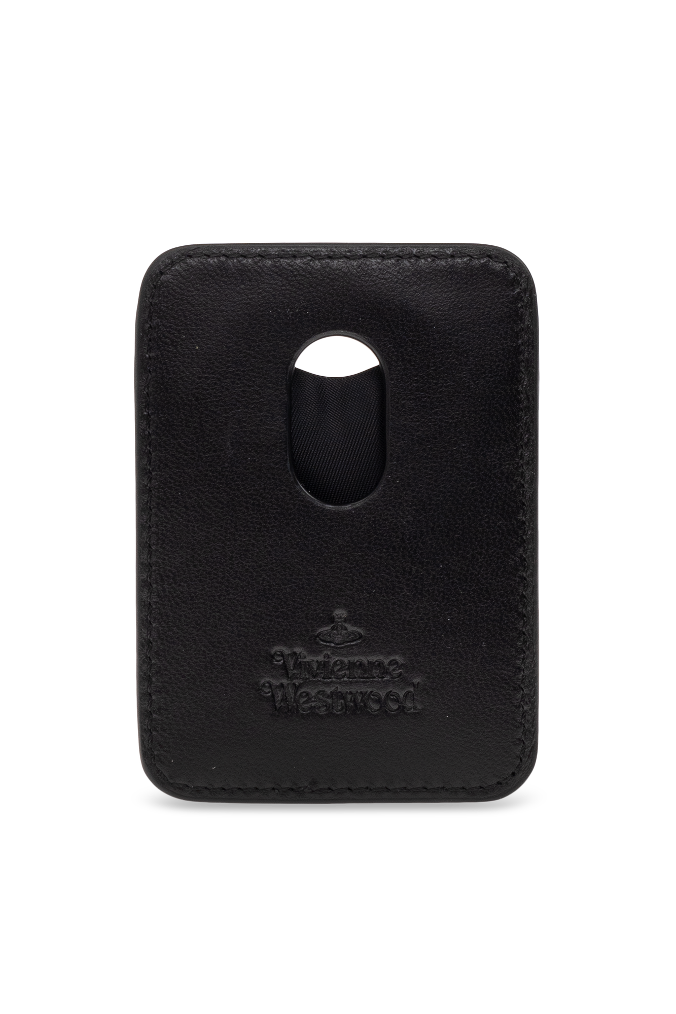 Black Leather MagSafe Card Case Vivienne Westwood - Vitkac France